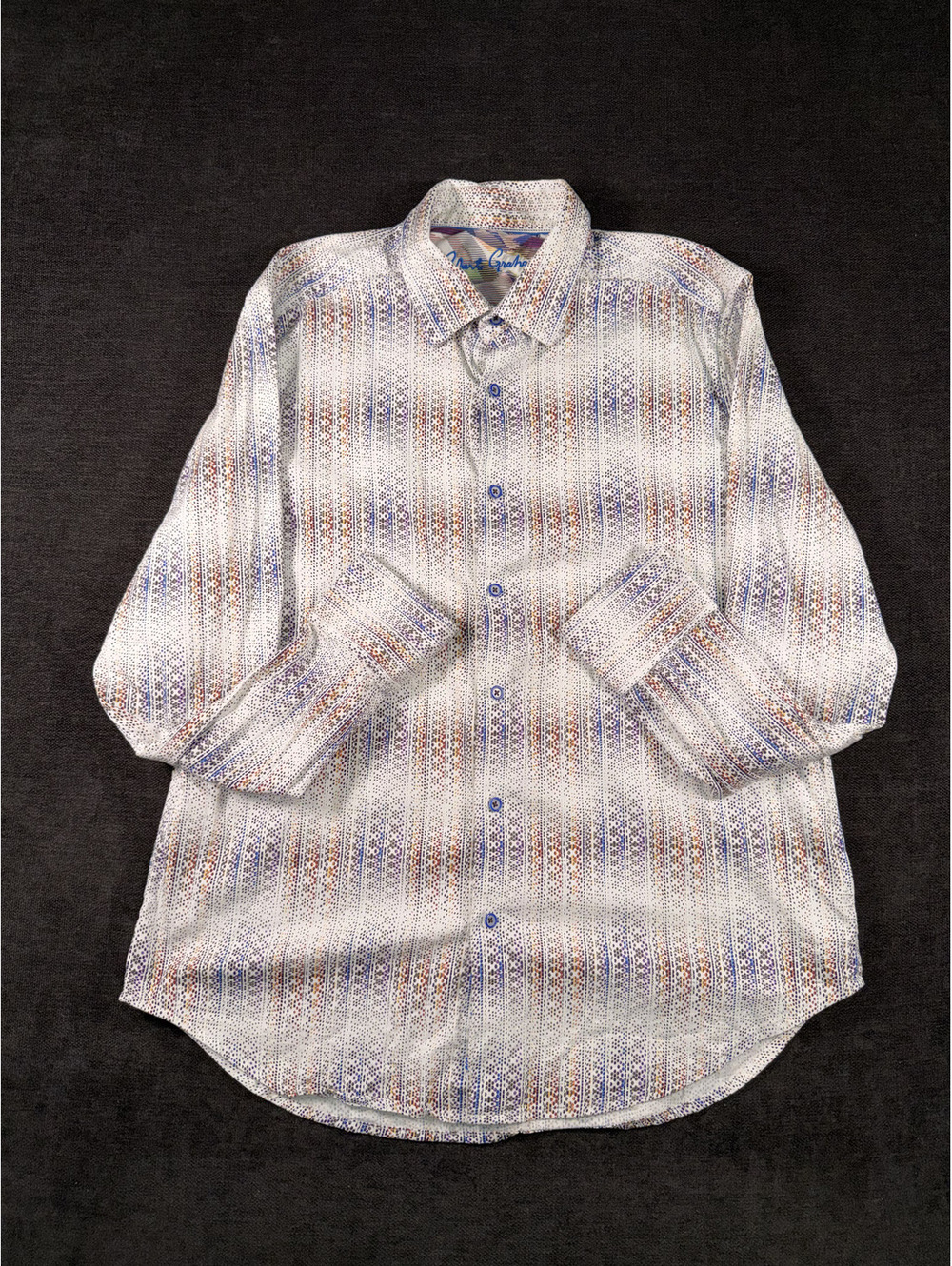 Robert Graham Classic Fit Men's Long Sleeve Button-Up Shirt Large